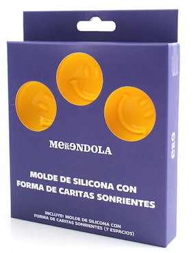 Molde silicón Merendola Happy face