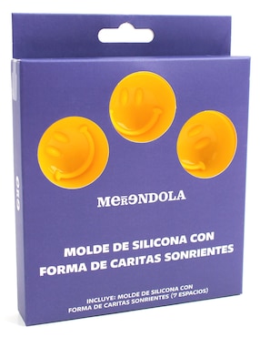 Molde silicón Merendola Happy face