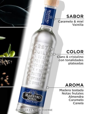 Tequila Maestro Dobel tipo Blanco 700 ml