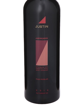Vino tinto Justification Justin Vineyards & Winery cabernet-merlot 750 ml