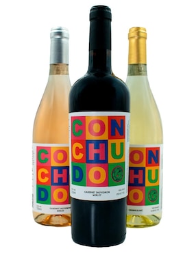 Set Vino Tinto Conchudo Cabernet-merlot