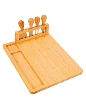 Set tabla para queso Bluelander de madera