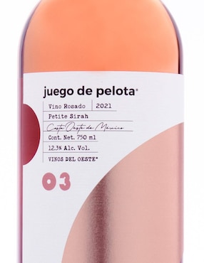 Vino rosado varietal semi seco Vinos del Oeste Juego de pelota 03 750 ml