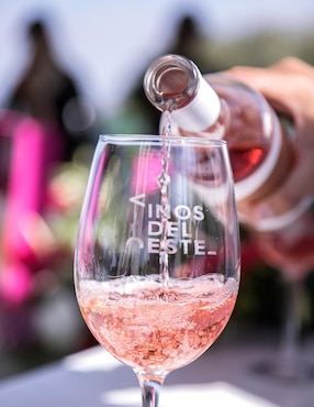 Vino rosado varietal semi seco Vinos del Oeste Juego de pelota 03 750 ml