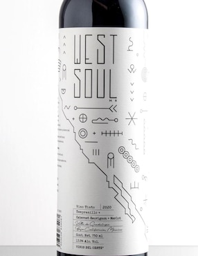 Vino tinto Vinos del Oeste West Soul tempranillo, merlot, cabernet sauvignon 750 ml