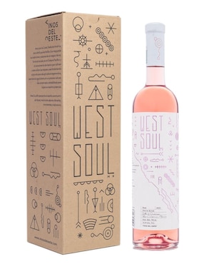 Vino rosado varietal semi seco Vinos del Oeste West Soul 750 ml