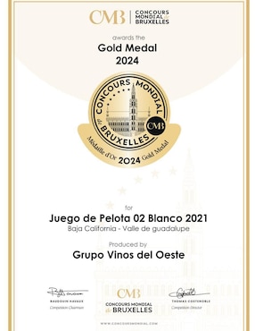 Set vino blanco Vinos del Oeste Juego de Pelota 02 chardonnay