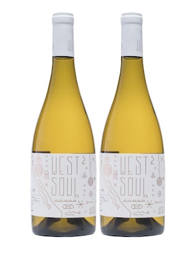 Set Vino Blanco Vinos Del Oeste West Soul Chardonnay