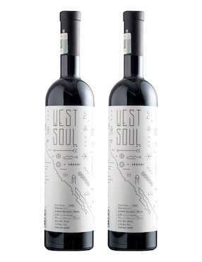 Set Vino Tinto Vinos Del Oeste West Soul Tempranillo, Merlot, Cabernet Sauvignon