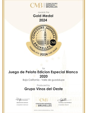 Set vino blanco Vinos del Oeste Juego de Pelota EE sauvignon blanc
