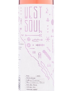 Set vino rosado varietal semi seco Vinos del Oeste Petite Sirah