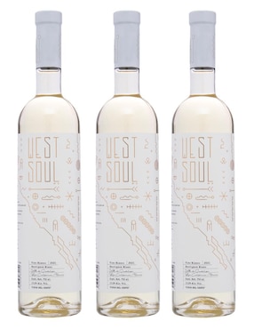 Set Vino Blanco Vinos Del Oeste West Soul Sauvignon Blanc