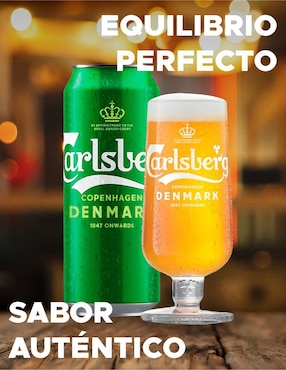 Set de cerveza Carlsberg Importada frutal 6 pack 330 ml