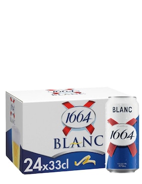 Set de cerveza Kronenbourg Blanc artesanal frutal 470 ml