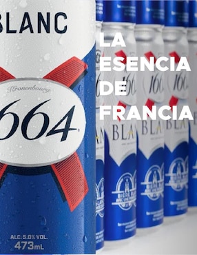 Set de cerveza Kronenbourg Blanc artesanal frutal 470 ml