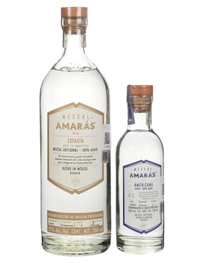 Set Mezcal Amarás Joven 750 Ml