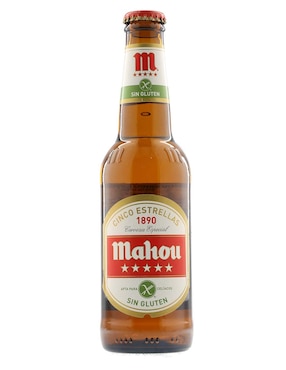 Cerveza clara Mahou clara individual 330 ml