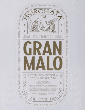 Licor de tequila Gran Malo 750 ml