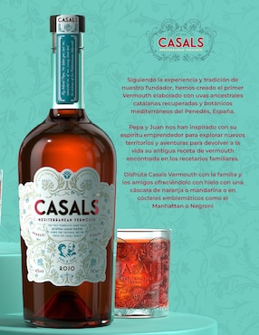 Vino generoso semidulce Casals Pepa y Juan periodo de añejamiento 3 años 750 ml
