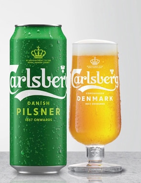 Cerveza clara Carlsberg frutas 500 ml