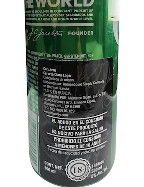 Cerveza clara Carlsberg frutas 500 ml