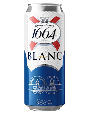 Cerveza Clara Kronenbourg Blanc Salada Lata 500 Ml