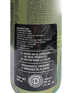 Cerveza clara Stammgast lager 500 ml