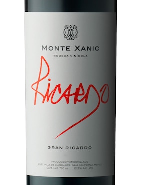 Vino tinto Monte Xanic Gran Ricardo cabernet sauvignon 750 ml