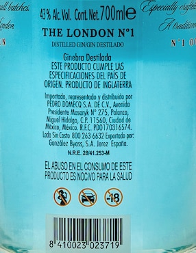 Ginebra London 700 ml