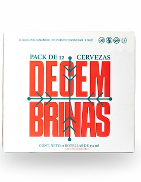 Set De Cerveza Navideña Colimita Decembrina Artesanal 12 Pack 355 Ml