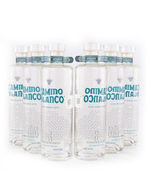 Caja De Tequila Camino Blanco Tipo Blanco 6 Piezas 750 Ml C/u