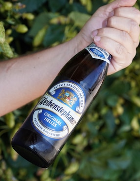 Cerveza clara Weihenstephaner lager lúpulo 500 ml