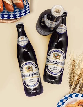 Cerveza clara Weihenstephaner frutal 500 ml