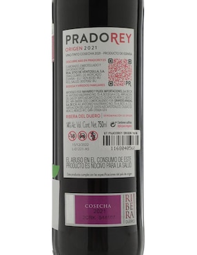 Vino tinto Pradorey Cabernet-Merlot 750 ml