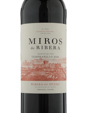 Vino tinto Miros de Ribera Tempranillo 750 ml