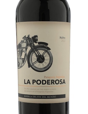 Vino tinto La Poderosa Melbec 750 ml