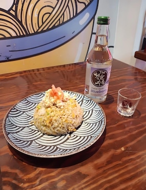 Sake frutales Chateul Soorok sabor mora azul 375 ml