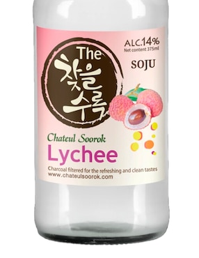 Sake frutales Chateul Soorok sabor lichi 375 ml
