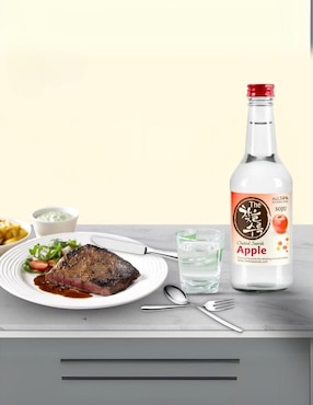 Sake frutales Chateul Soorok sabor manzana 375 ml
