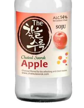 Sake frutales Chateul Soorok sabor manzana 375 ml