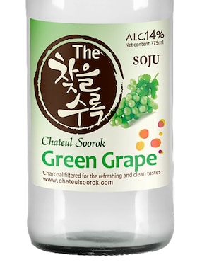 Sake frutales Chateul Soorok sabor uva 375 ml