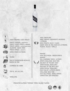 Mezcal El Tinieblo Joven 750 ml