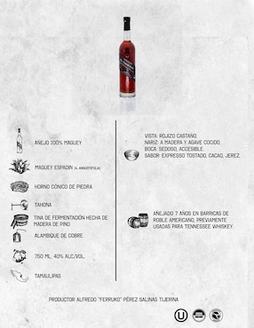Mezcal El Tinieblo Añejo 750 ml