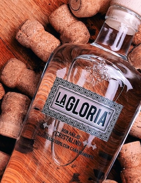 Set ron La Gloria Añejo + Cristalino 750 ml