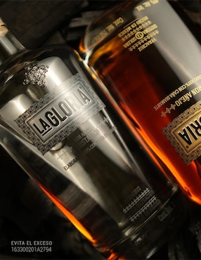 Set ron La Gloria Añejo + Cristalino 750 ml