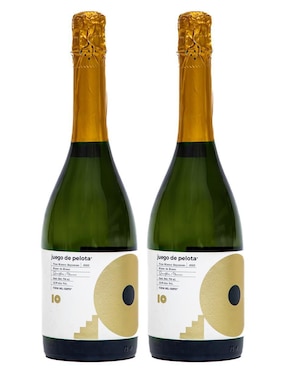 Set de vino espumoso Chardonnay Vinos Del Oeste Juego de Pelota 10 México 750 ml