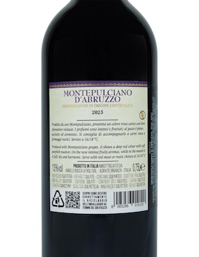 Vino tinto Rocca montepulciano 750 ml