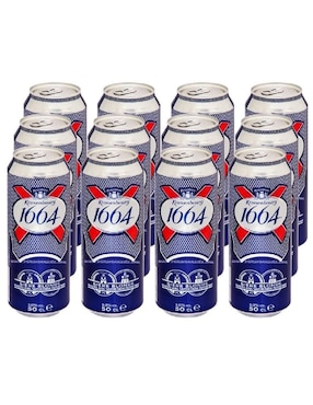 Cerveza clara Kronenbourg amargo 24 pack 500 ml