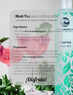 Licor digestivo de menta Lachanenche 500 ml