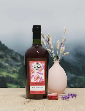 Licor aperitivo vino blanco lavanda y frambuesa Lachanenche La montagnette 750 ml